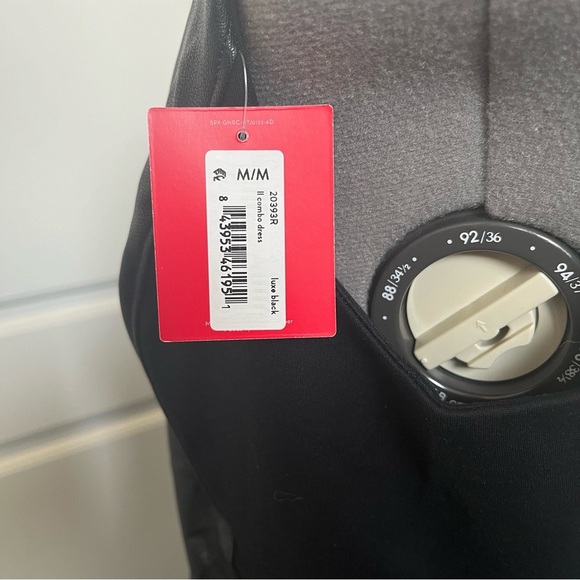 Spanx Mixed Media Faux Leather Sheath Dress NWT Size Medium - Picture 6 of 6